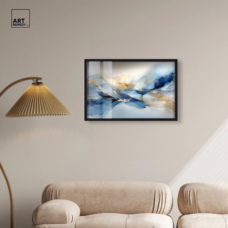 Postmodern Flow I Shadowbox by Art Remedy
