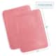 Clara Clark Ultra Soft Plush Bathroom Rug - Non-Slip, Velvet, Memory Foam Bath Mat - Set of 2
