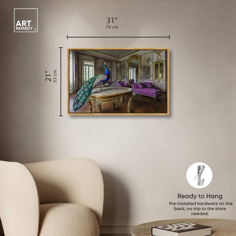 Royal Plumage Canvas by Art Remedy