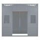 preview thumbnail 5 of 20, Full Size House Loft Bed With Ladder and Wardrobe Grey