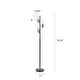 preview thumbnail 7 of 5, StyleCraft Mercer Floor Lamp - Pesch Gold & Black