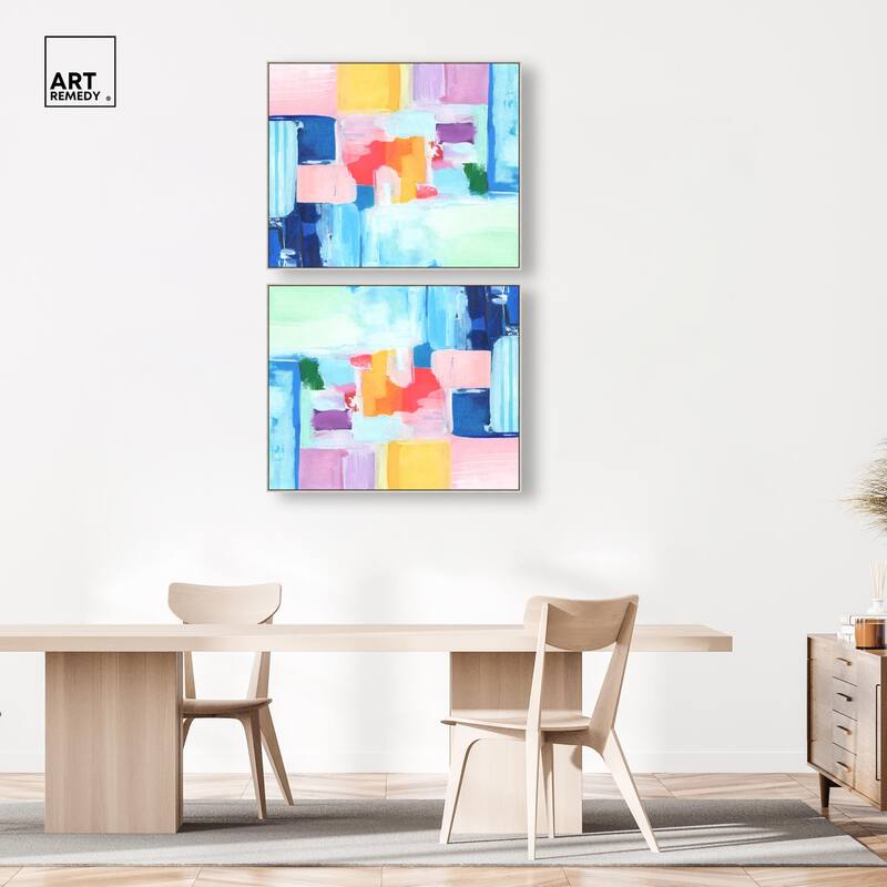 Navy Red Hustle Sneaker Canvas by Art Remedy