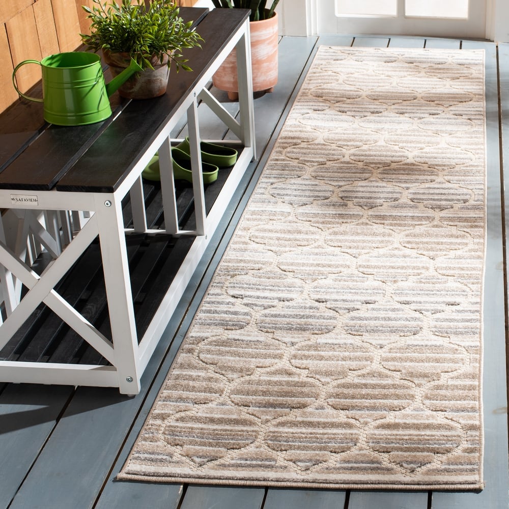 SAFAVIEH Cabana Kaleen Indoor/ Outdoor Waterproof Patio Trellis Rug