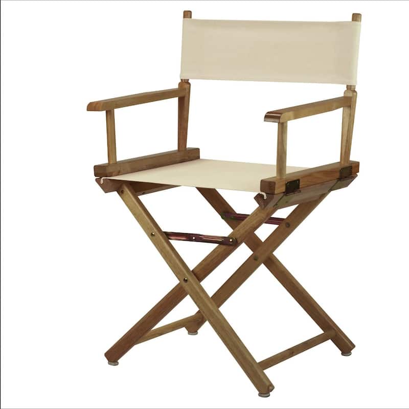 Natural Frame 18-inch Director's Chair - Wheat