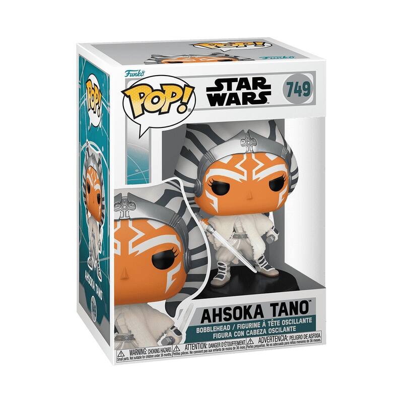 Funko POP! Star Wars Ahsoka Tano with Lightsabers 3.75" Vinyl Figure (#749) - Multi-Color