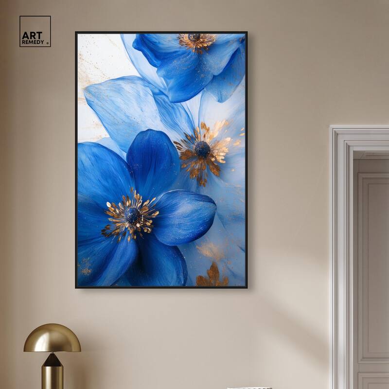 Twilight Teal Tint I Canvas by Art Remedy