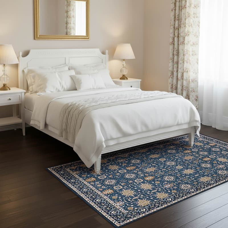 Laura Ashley Imagine Printed Chenille Washable Non-Slip Rugs