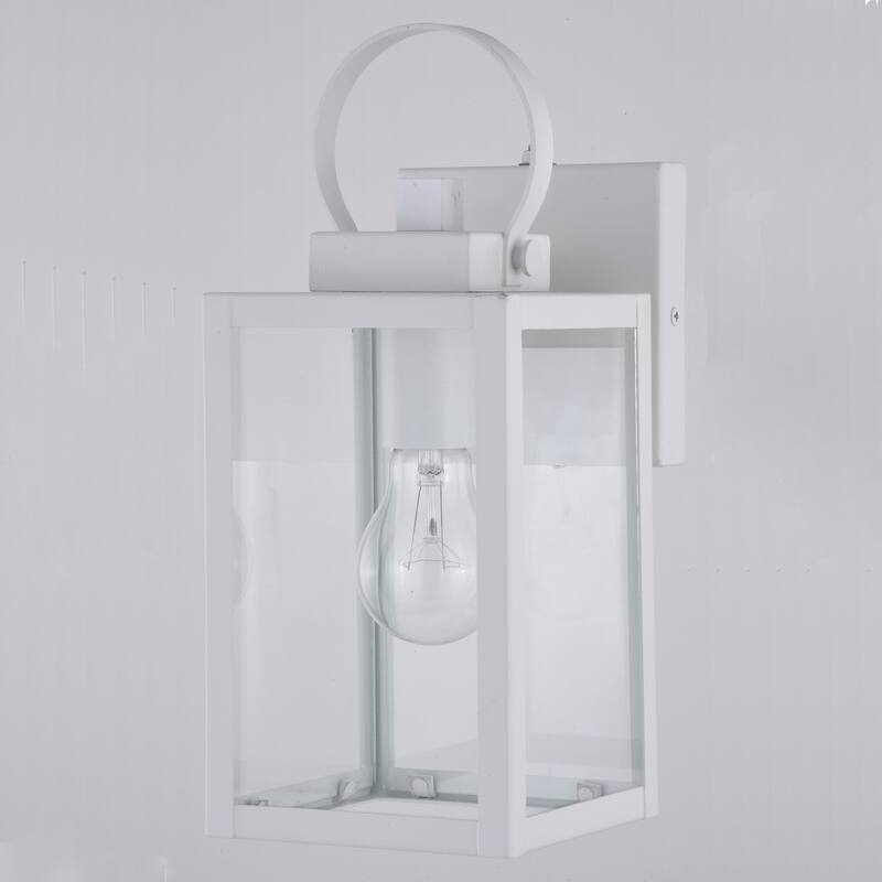 Bellevue Norah 12" Tall Outdoor Wall Sconce with Clear Glass Shade
