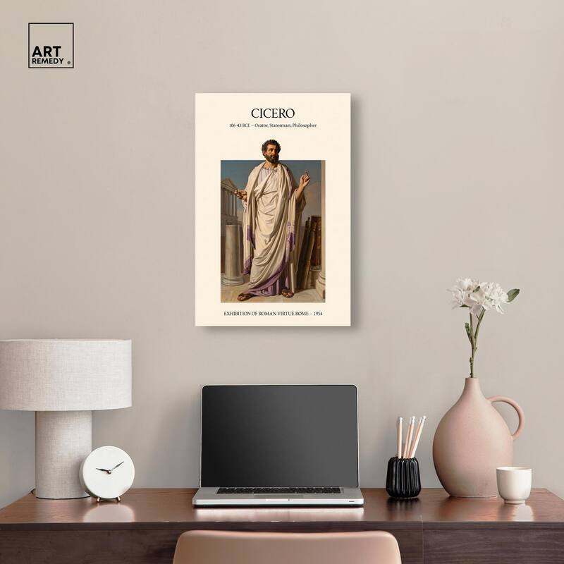 Visual Representation of Cicero Canvas by Art Remedy, Gallery Wrapped