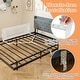preview thumbnail 8 of 7, Costway 1/2 PCS 42" Toddler Foldable Bed Rail with Adjustable Safety