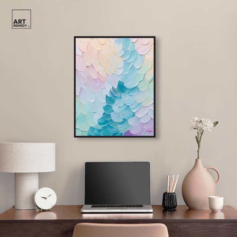 Mermaid Scales Canvas by Art Remedy