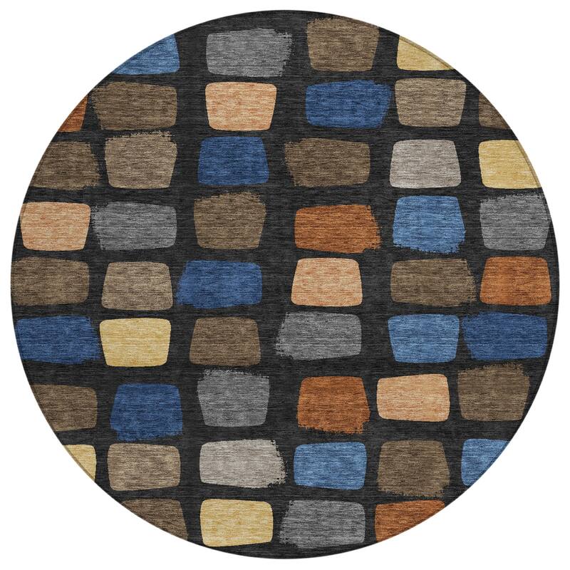 Machine Washable Indoor/ Outdoor Casual Hoppy Chantille Rug