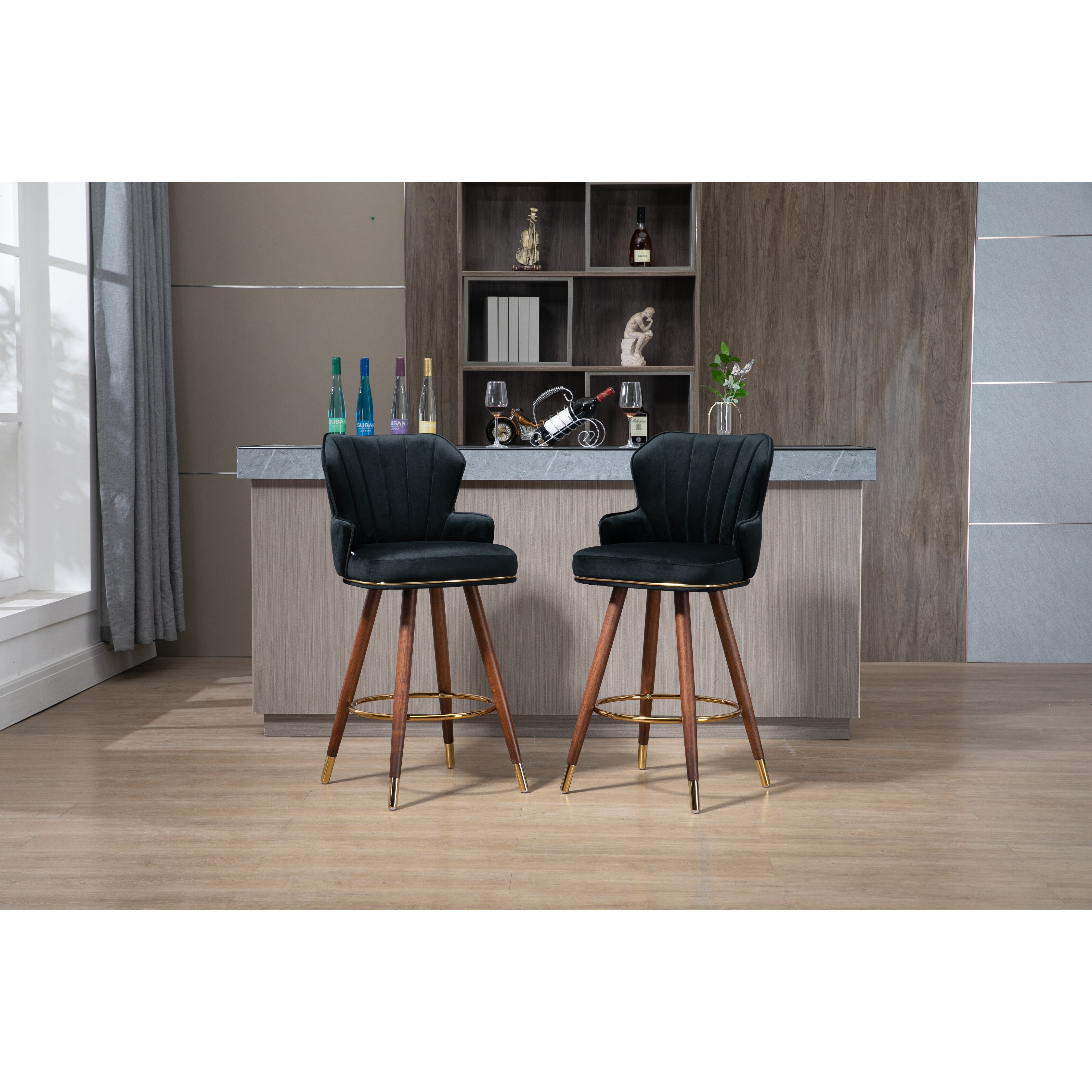 Fixed height sale swivel bar stools