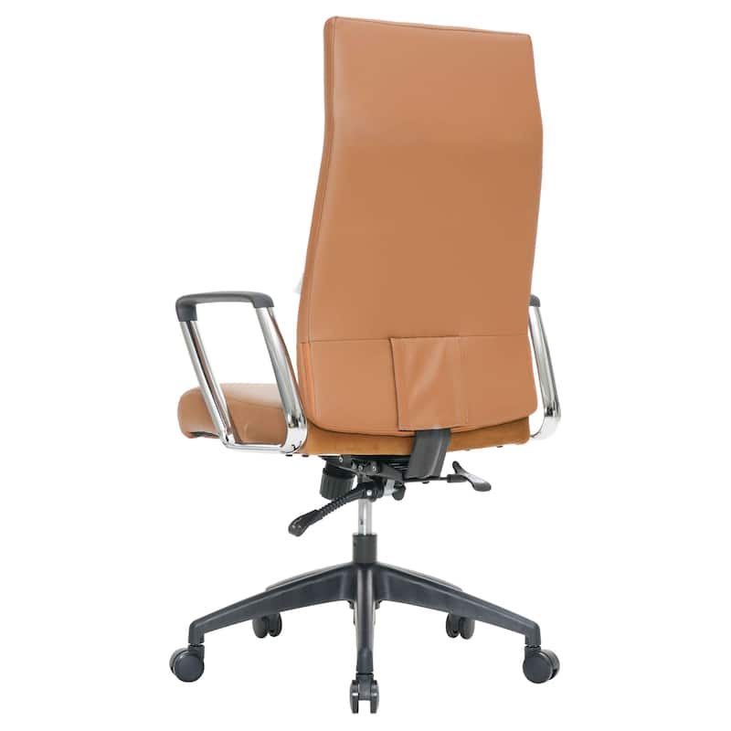 Hilton Modern High Back Ergonomic Leather Office Chair with Adjustable Height, Swivel, and Tilt for Conference or Executive Desk