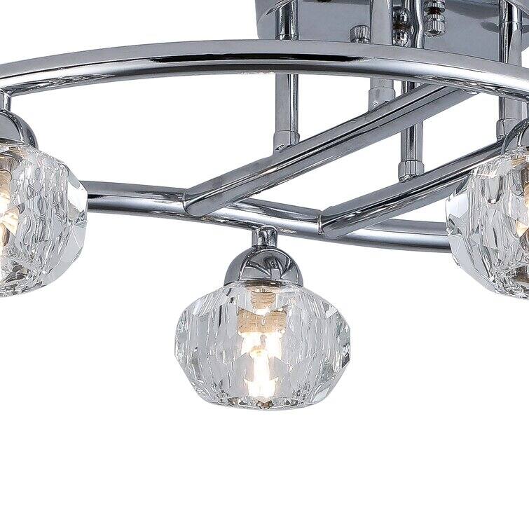 Maxax 6 - Light 29.1'' Sputnik Geometric Semi Flush Mount