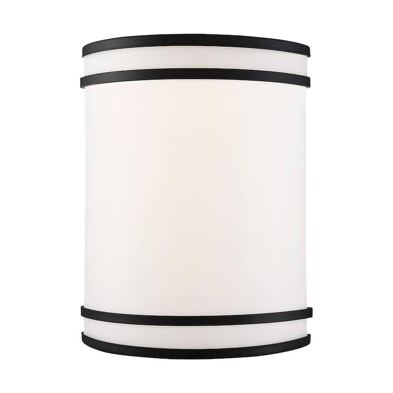 Glamour LED Wall Sconce Black Finish CCT Selectable 3K/4K/5K
