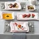 preview thumbnail 40 of 45, MALACASA Flora Wavy Modern Porcelain Dinnerware Set (Service for 6)