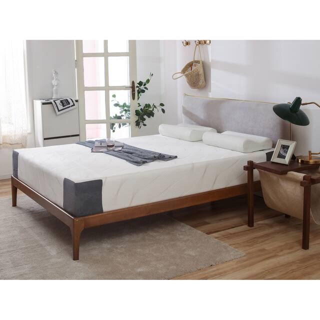 10 Inch Hybrid Mattress, Cooling Memory Foam Spring Sleep & Pressure Relief And Medium-Firm Mattress, CertiPUR-US Certified
