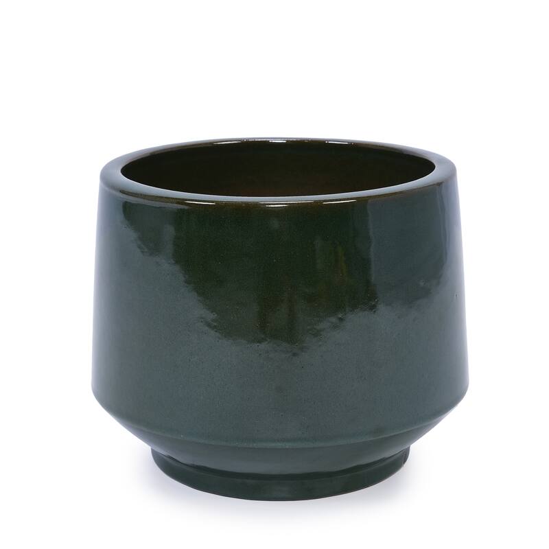 Ceramic Planter Pot for arranging Monstera Fiddle-Leaf Fig, Drainage