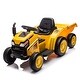 preview thumbnail 24 of 98, 12V Kids Ride-On Car with Bluetooth, Safety Belt, Removable Basket, and Anti-Slip Tires