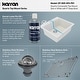 preview thumbnail 39 of 59, Karran Top Mount 25 in. Single Bowl Quartz Kitchen Sink Kit