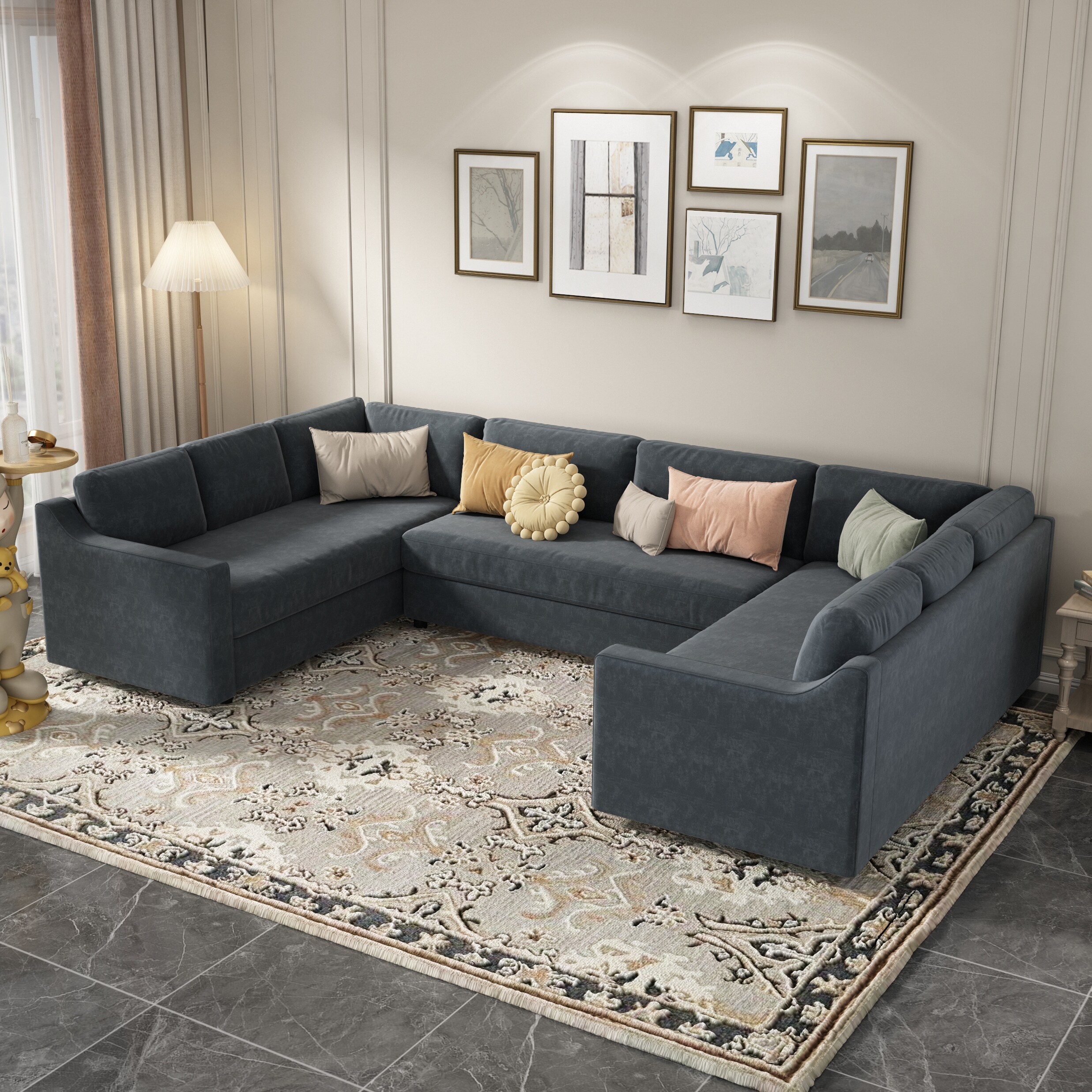 8 seater best sale lounge with chaise