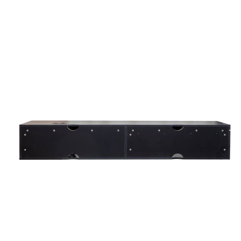180 Wall Mounted Floating 80" TV Stand with 20 Color LEDs