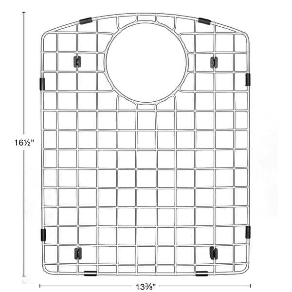 Karran Stainless Steel Bottom Grid 13-3/8" x 16-1/2" fits QT-610 and QU-610