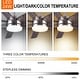 preview thumbnail 6 of 11, Sofucor 52/66/72/76/84Inch Large Ceiling Fan with Dimmable LED Light ,Remote&APP Control,8 Blades for Large Living Room,Porch