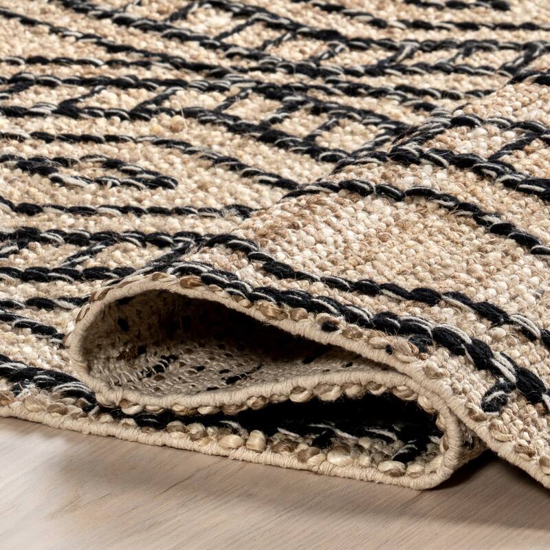 Nuloom Betony Modern Trellis Jute Blend Area Rug