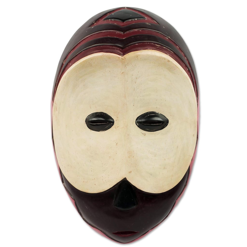 Novica Handmade Mumuye Pride African Wood Mask