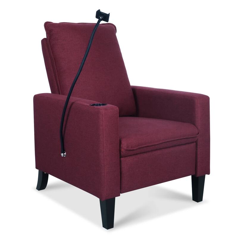 Recliner Chair with Cup & Phone Holder