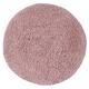 Home Weavers Fantasia Collection Absorbent soft Cotton Machine Washable and Dry 25" Round - Pink