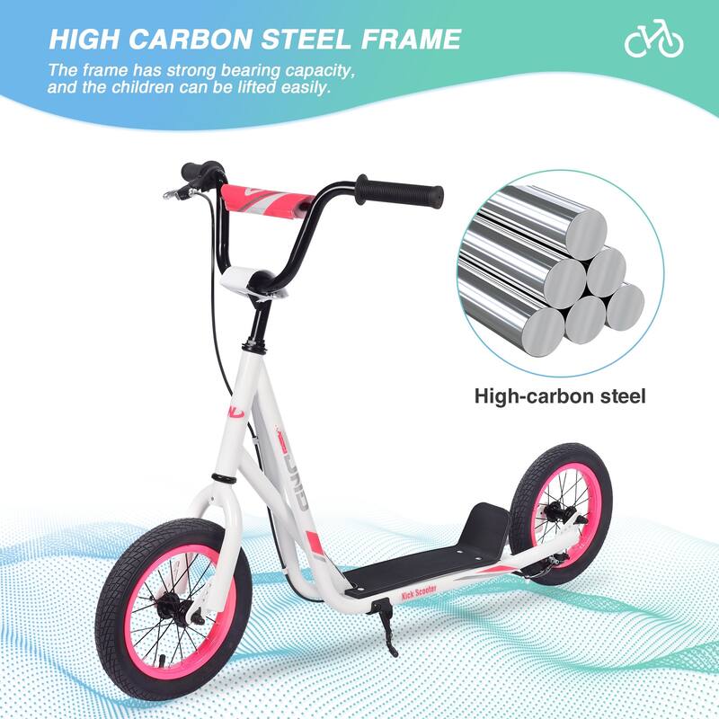 Youth Scooter Kick Scooter for Kids 6+ with Adjustable Handlebar