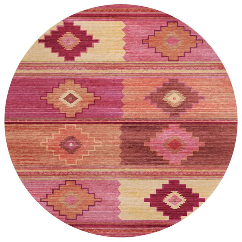 Indoor/ Outdoor Sonora Boho Medallions Washable Rug