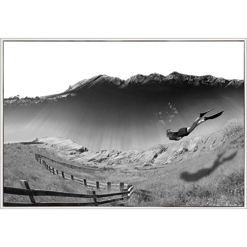 The Calling I - Exclusive Giclee on Canvas from the Bode & Well Collection by Angela Harris - 38 X 50 X 2 - Wood - White