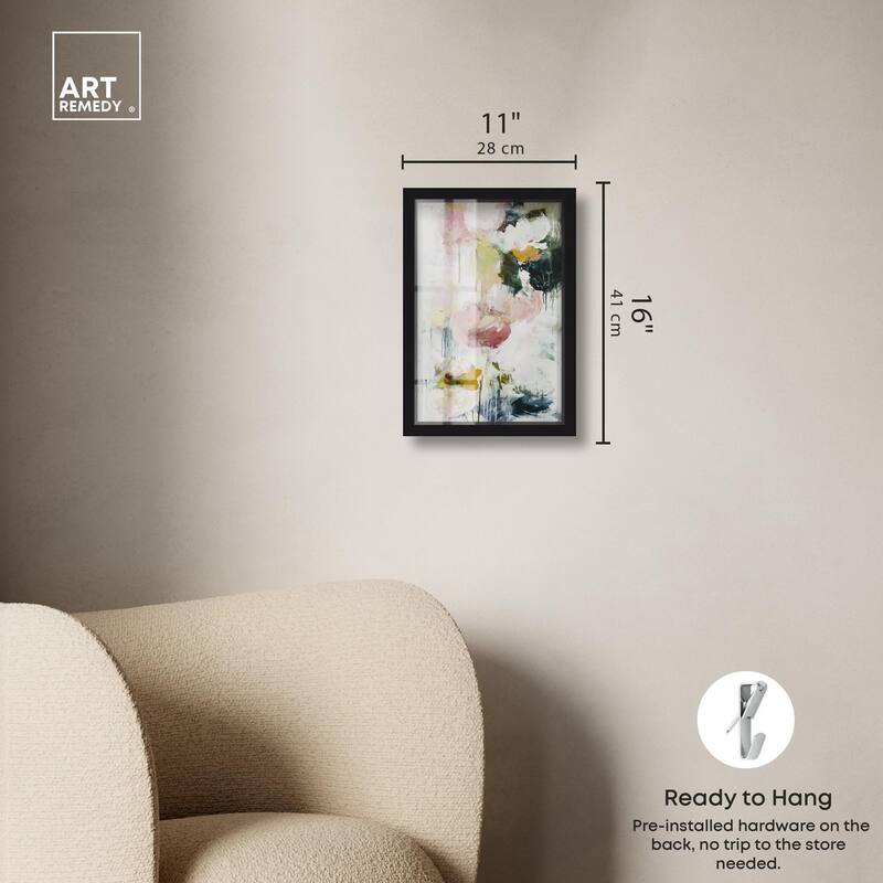 Dripping Colors IV Shadowbox by Art Remedy