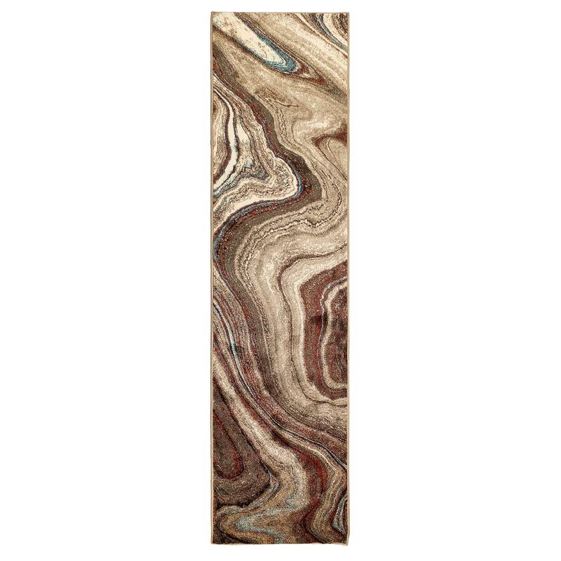 Liora Manne Ashford Agate Indoor Rug Red - 1'11" x 7'6" Runner