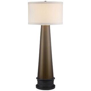 Modern Table Lamp with Black Riser 40 1/4