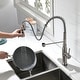 preview thumbnail 8 of 19, Spring Kitchen Faucet, Single Level Handle and Pull Down Sprayer