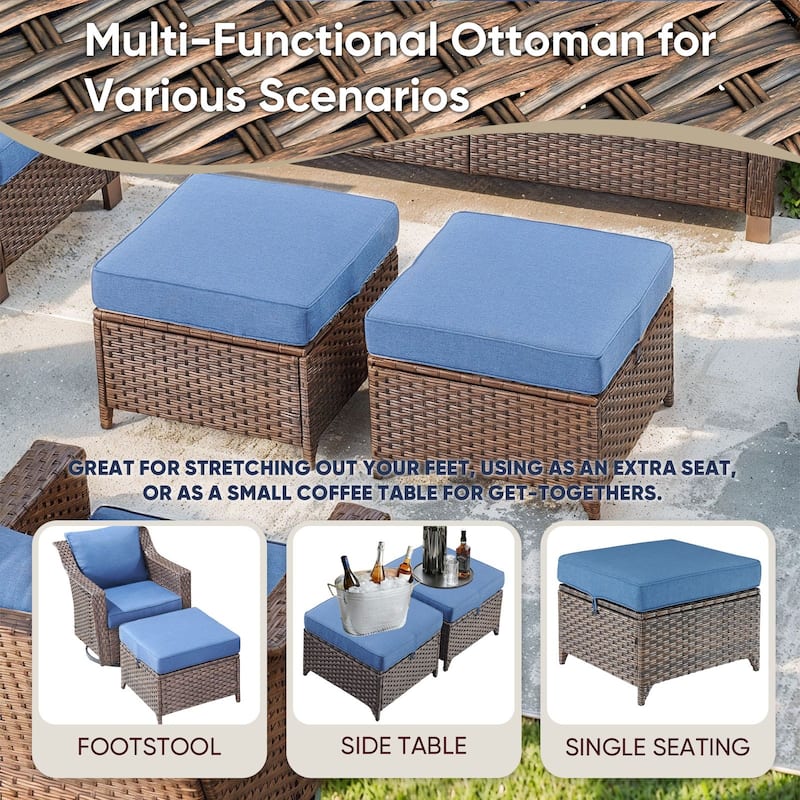 Outside Patio Sofa Chair with Cushions