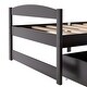 preview thumbnail 18 of 17, Twin size platform bed, with two drawers, espresso