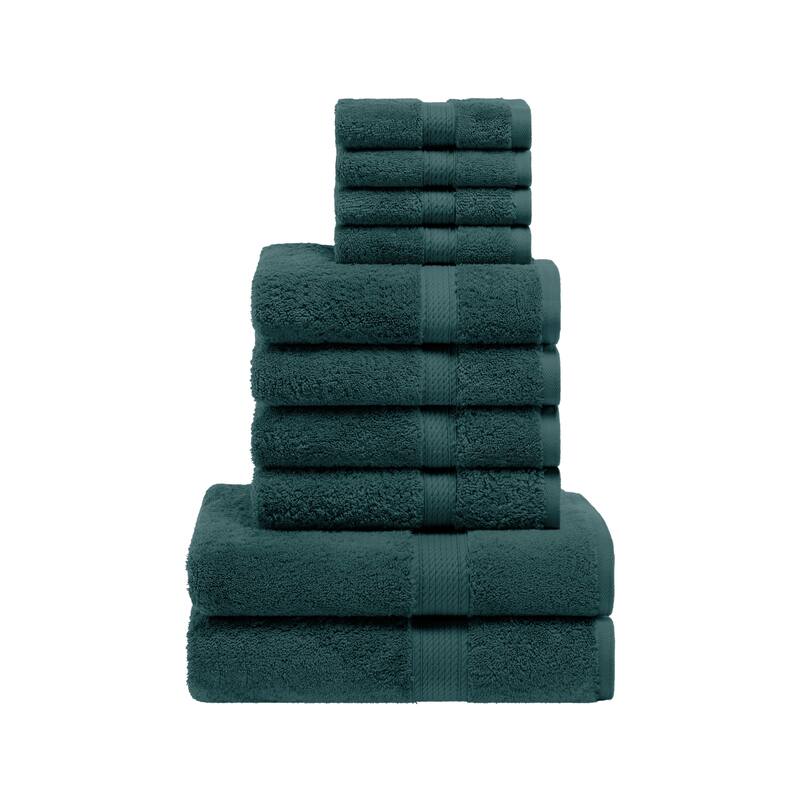 Superior Egyptian Cotton Heavyweight Solid Plush Towel Set