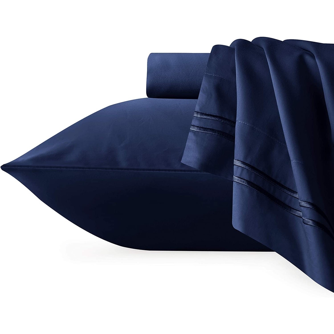 CHUN YI Cotton Tencel Bedding Set Fitted Sheet Flat Sheet Pillowcases