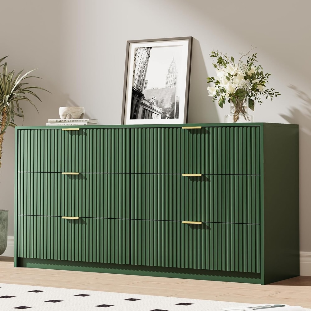 slim fit dress slacks DaVinci Jayden 6-Drawer Double Wide Dresser – DaVinci Baby main image 0