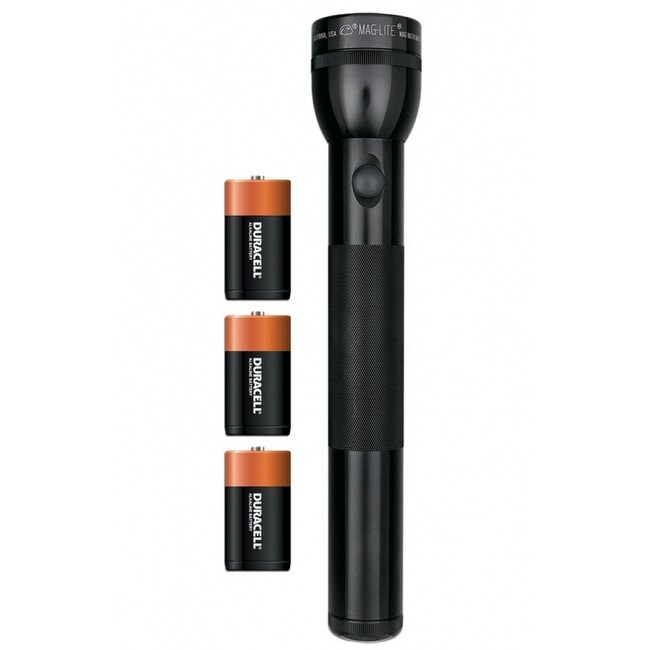 Shop Maglite St3ddx6 3d Led Flashlight With Batteries Black 168