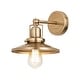 preview thumbnail 13 of 12, Atlas Lighting English Pub 1/2/3-Light Industrial Style Metal Bathroom Vanity Light 1-Light - Satin Brass