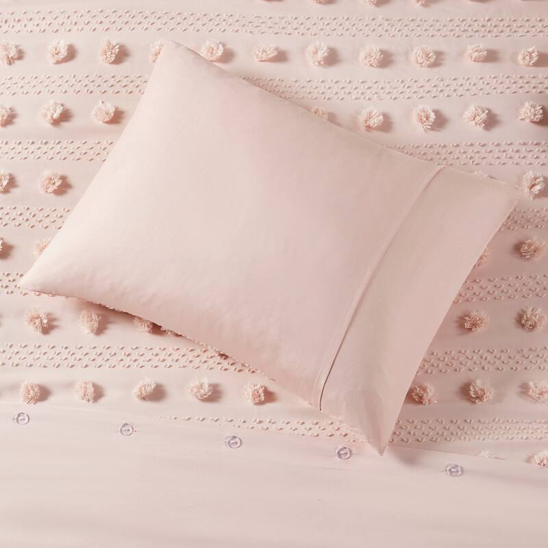 Intelligent Design Lucy Clip Jacquard Duvet Cover Set (Insert Excluded)