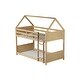 preview thumbnail 13 of 40, House-Style Twin Bunk Bed with Roof & Ladder