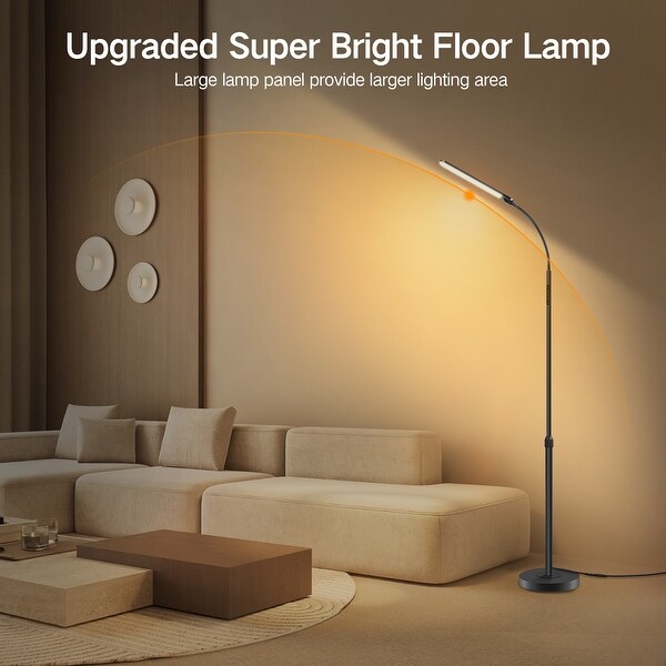 Bright reading floor lamp on sale
